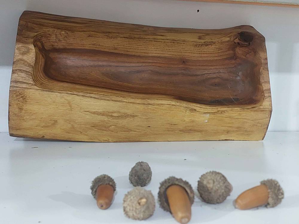 اردو خوری با چوب گردو دست ساز